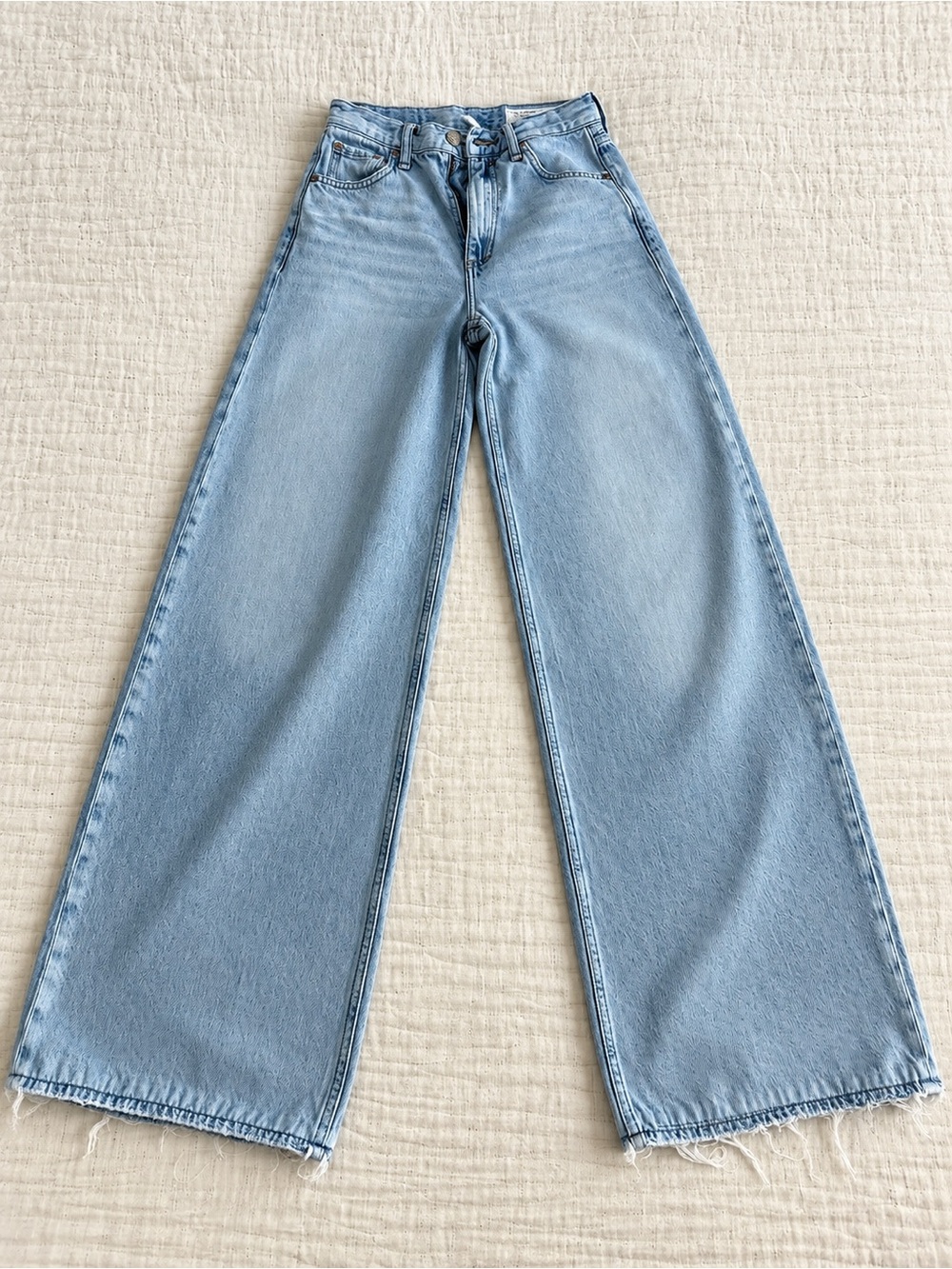 rag & bone Featherweight Sofie High Waist Wide Leg Jeans Wide Leg Jeans Blue